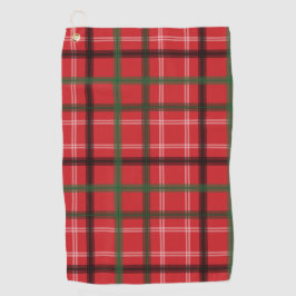 Weihnachten kariert golfhandtuch