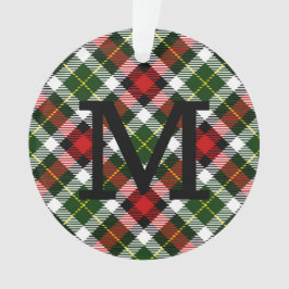 Weihnachten Karierten Familie NAMES Keepake Ornament