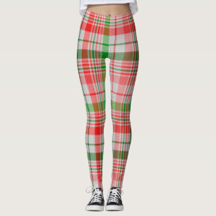 Weihnachten Karierten Leggings