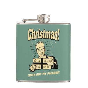 Weihnachten: Karo aus meinem Paket Flachmann