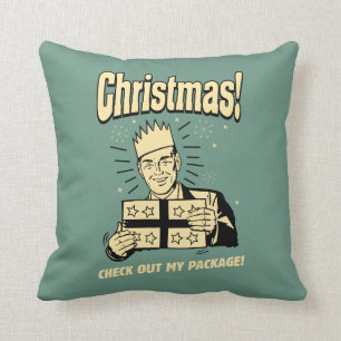 Weihnachten: Karo aus meinem Paket Kissen