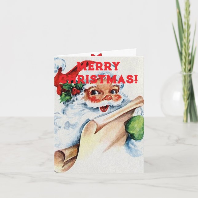 Weihnachten Karte (Vorderseite)