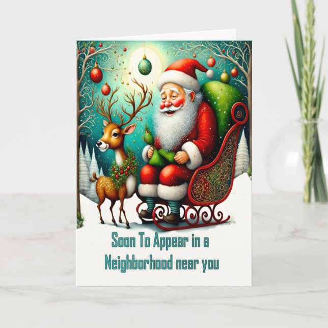 Weihnachten Karte (Vorderseite)