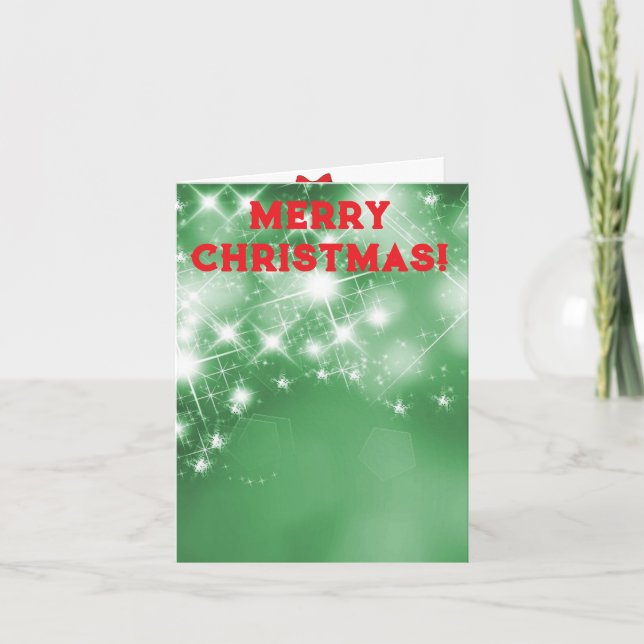 Weihnachten Karte (Vorderseite)