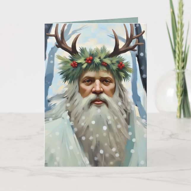 Weihnachten-Karte Faltstehende Grußkarte Karte (Vorderseite)