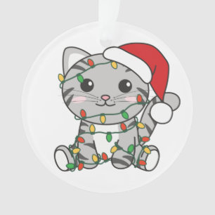Weihnachten Katzen Wintertiere Katzen Ornament