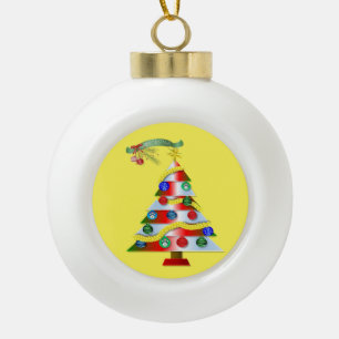 Weihnachten Keramik Ball Ornament, Frohe Weihnacht Kugel-Ornament