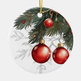 Weihnachten Keramik Ornament