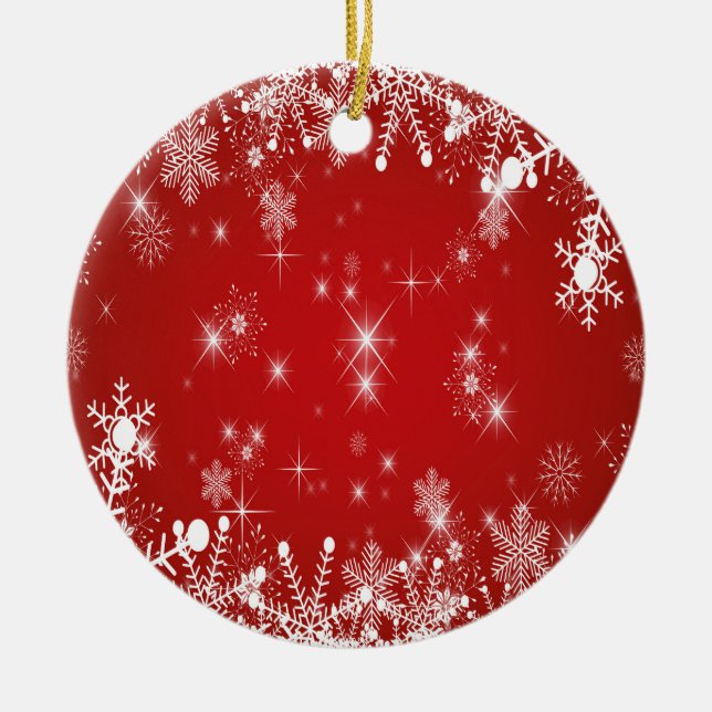 Weihnachten Keramik Ornament (Vorne)