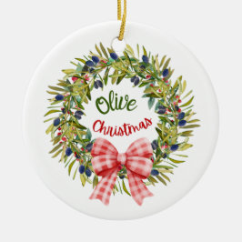 Weihnachten Keramik Ornament