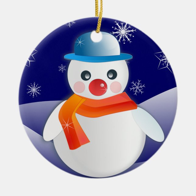 Weihnachten Keramik Ornament (Vorne)