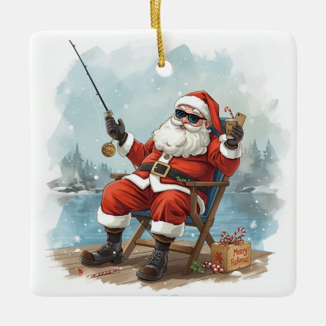 Weihnachten Keramikornament (Vorderseite)