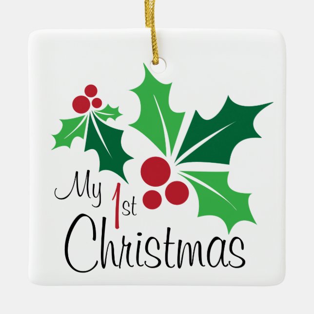 Weihnachten Keramikornament (Vorderseite)