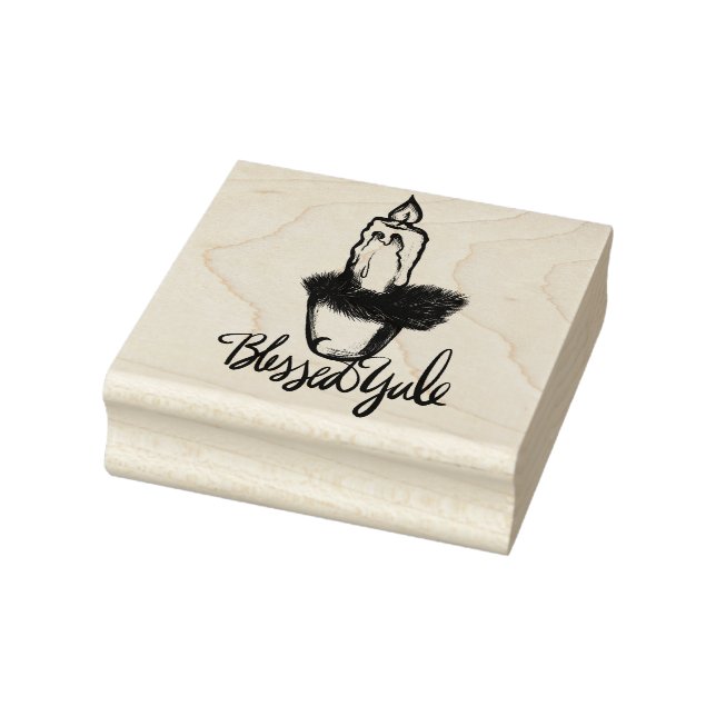 Weihnachten-Kerze Gummistempel (Stempel)