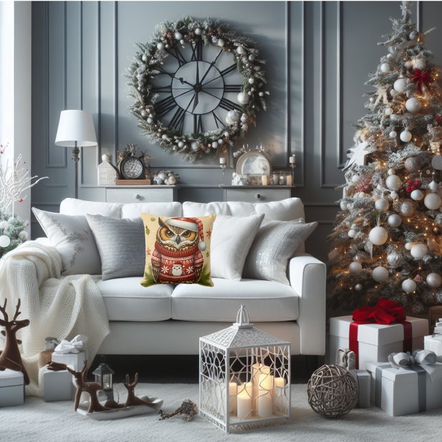 Weihnachten Kissen (Christmas throw pillow fun.)