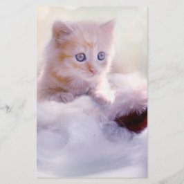 Weihnachten Kitten Briefpapier