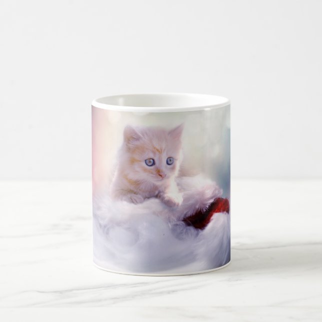Weihnachten Kitten Kaffeetasse (Mittel)