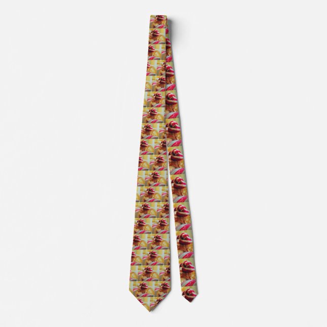 Weihnachten Kitten Krawatte (Vorderseite)