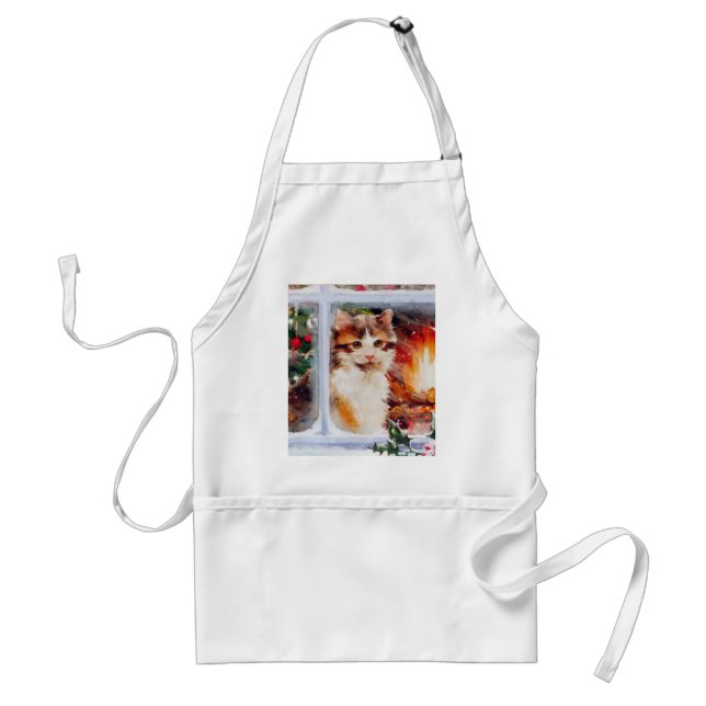 Weihnachten Kitten Schürze (Vorne)
