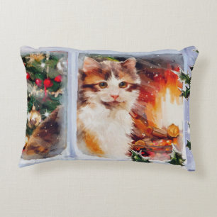 Weihnachten Kitten Zierkissen
