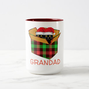 Weihnachten Kittens Grandad Tasse