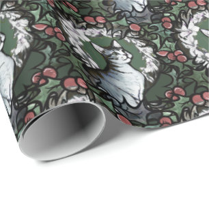 Weihnachten Kitty Cat Geschenkpapier
