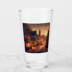 Weihnachten Kleinstadt 1 Glas