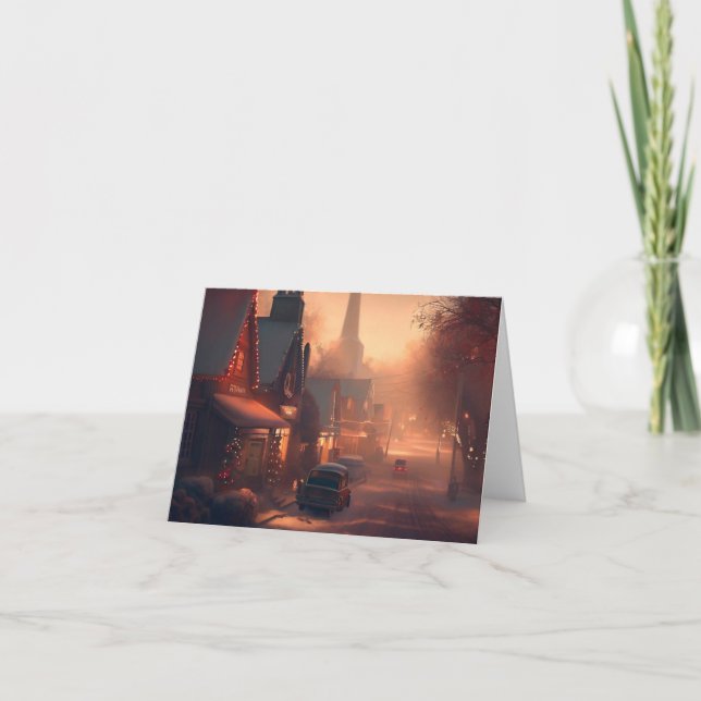 Weihnachten Kleinstadt 4 (Vorderseite)