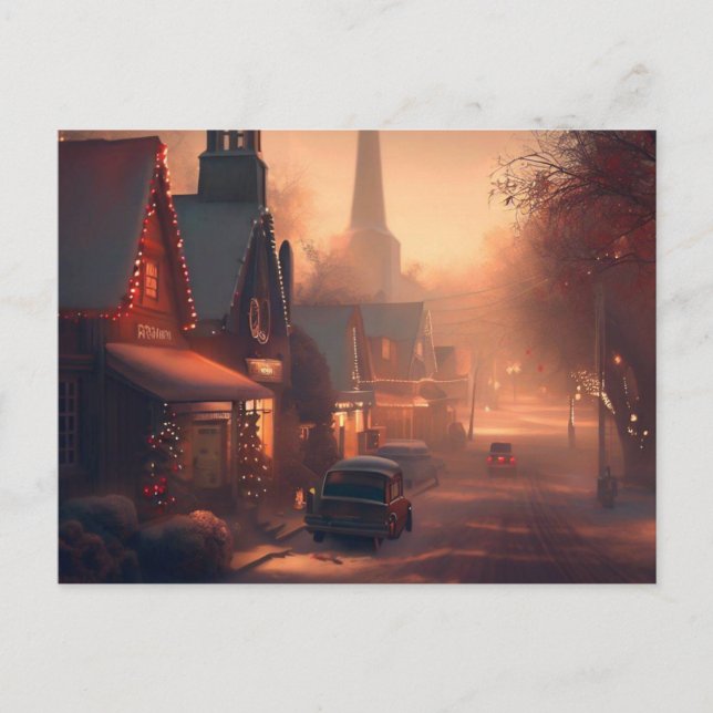 Weihnachten Kleinstadt 4 (Vorderseite)