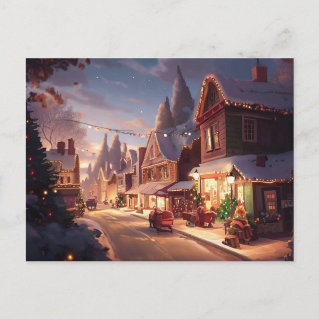 Weihnachten Kleinstadt 5 (Vorderseite)