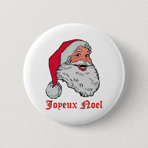 Weihnachten-Knopf Sankt Joyeux Button