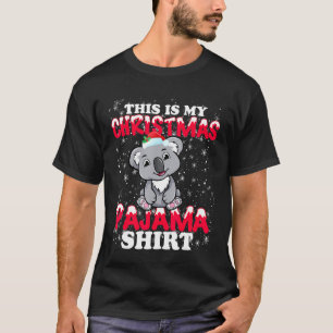 Weihnachten Koala Lover Das ist mein Weihnachtspaj T-Shirt