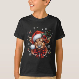 Weihnachten Kokette Kuh Niedlich Muh Kuh Xmas Feri T-Shirt