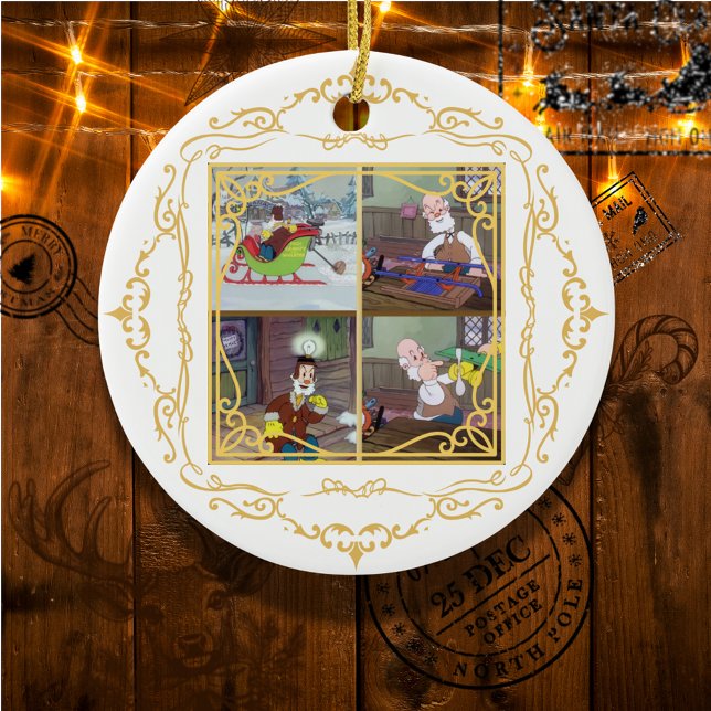 Weihnachten kommt, aber einmal im Jahr Keramik Ornament (Von Creator hochgeladen)