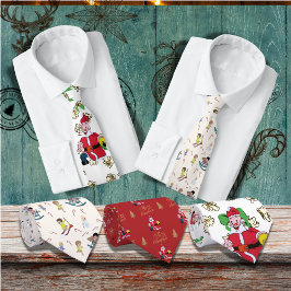 Weihnachten kommt aber einmal im Jahr Krawatte Wei