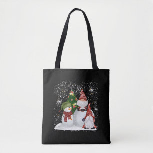 Weihnachten kommt Santa Candy Cane Throne Tasche