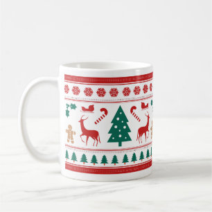 Weihnachten kommt, Weihnachten, Baum, Rentier Kaffeetasse