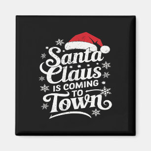 Weihnachten kommt Weihnachten in die Stadt Magnet