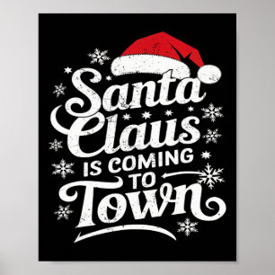Weihnachten kommt Weihnachten in die Stadt Poster