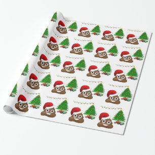 Weihnachten Kückel-Emoji Geschenkpapier