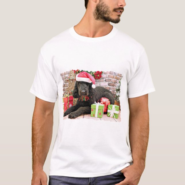 Weihnachten - LabraDoodle - Miller T-Shirt (Vorderseite)