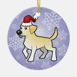 Weihnachten Labrador retriever Keramik Ornament
