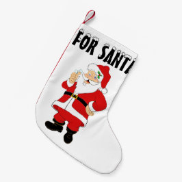 Weihnachten lächeln kleiner weihnachtsstrumpf