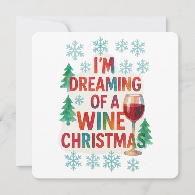 Weihnachten lacht in Alkohol Tinte (Vorderseite)