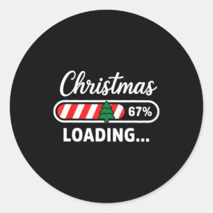 Weihnachten lädt 67% Lustig 6 7 Meme Xmas Gen Alph Runder Aufkleber