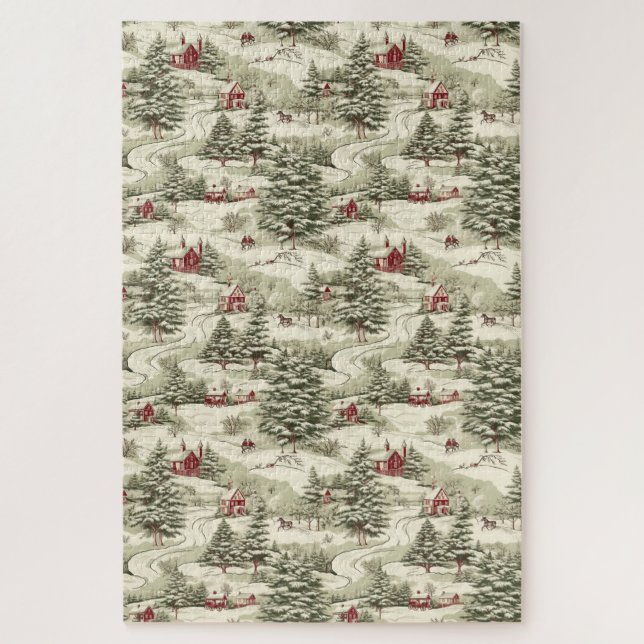 Weihnachten Land Winterlandschaft (Vertikal)