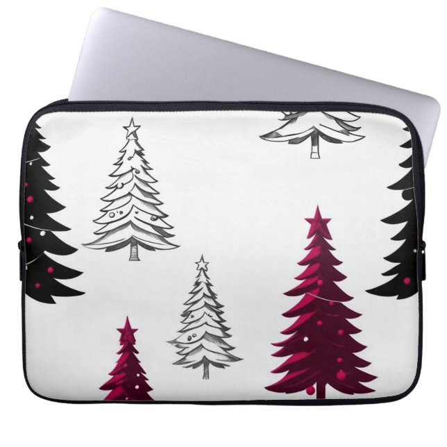 Weihnachten Laptopschutzhülle (Vorderseite)