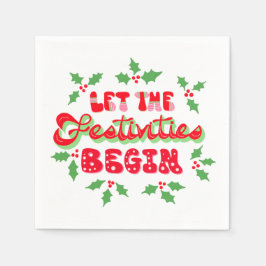 Weihnachten Lass Die Feierlichkeiten starten Sie d Serviette