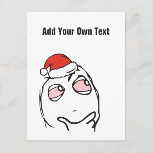 Weihnachten Le Me Memes PinkEye Anpassbarer Text E