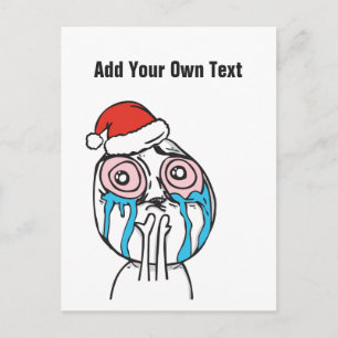 Weihnachten Le Me Memes PinkEye Anpassbarer Text E